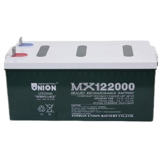 MX122000 12V200AH 友联UNION蓄电池