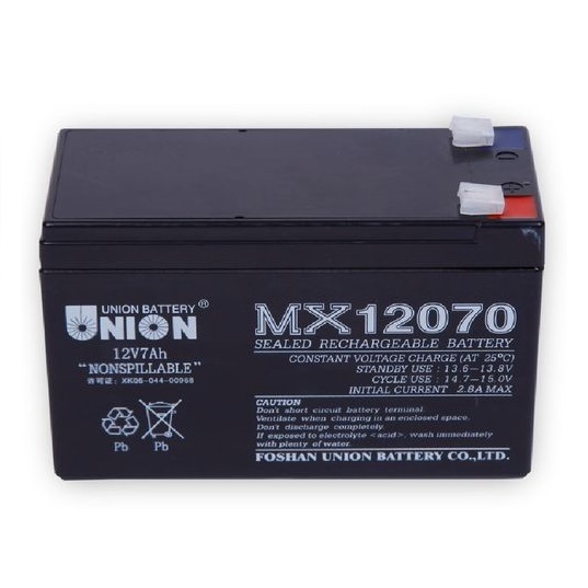 MX12070 12V7AH 友联UNION蓄电池